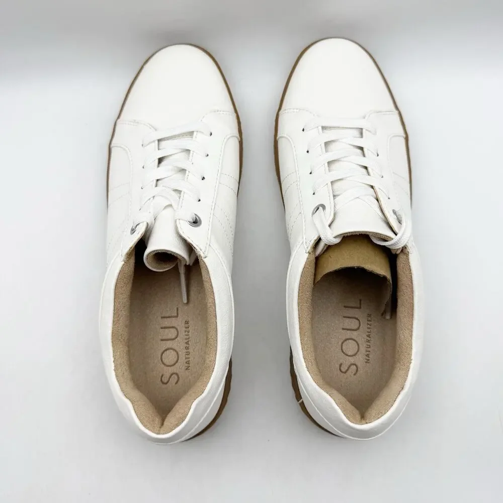 SOUL Naturalizer Womens Neela Casual Sneakers US 9 M EU 40 White NIB